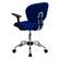 Alt View 14. Alamont Home - Beverly Contemporary Mesh Swivel Office Chair - Blue.