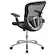 Alt View 13. Alamont Home - Sam Contemporary Mid-Back Black Mesh Chair with Synchro-Tilt & Height Adjustable Flip-Up Arms - Black.