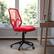 Alt View 12. Alamont Home - Salerno Contemporary Mesh Executive Swivel Armless Office Chair - Red.