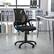 Alt View 12. Alamont Home - Sam Contemporary Mesh Swivel Office Chair with Open Arms - Black Mesh.