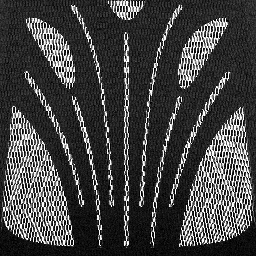 Alt View 18. Alamont Home - Sam Contemporary Mesh Swivel Office Chair with Open Arms - Black Mesh.