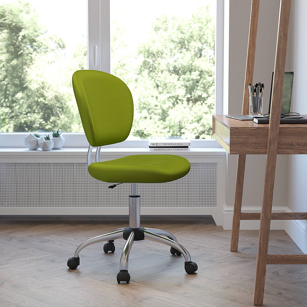 Alt View 12. Alamont Home - Beverly Contemporary Mesh Swivel Office Chair - Apple Green.