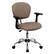 Front. Alamont Home - Beverly Contemporary Mesh Swivel Office Chair with Arms - Coffee Brown.