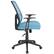 Alt View 15. Alamont Home - Salerno Contemporary Mesh Executive Swivel Office Chair with Arms - Blue.