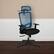 Alt View 12. Alamont Home - Layla Contemporary Mesh Executive Swivel Office Chair - Blue.