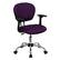 Front. Alamont Home - Beverly Contemporary Mesh Swivel Office Chair with Arms - Purple.