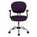 Alt View 12. Alamont Home - Beverly Contemporary Mesh Swivel Office Chair with Arms - Purple.