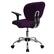 Alt View 14. Alamont Home - Beverly Contemporary Mesh Swivel Office Chair with Arms - Purple.