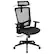 Front. Alamont Home - Layla Contemporary Mesh Executive Swivel Office Chair - Black.