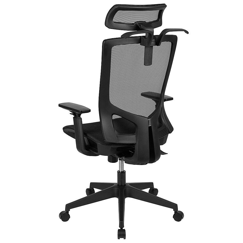 Alt View 14. Alamont Home - Layla Contemporary Mesh Executive Swivel Office Chair - Black.