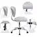 Alt View 40. Alamont Home - Beverly Contemporary Mesh Swivel Office Chair - White.