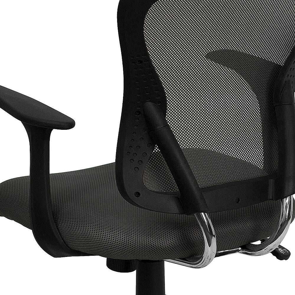 Alt View 15. Alamont Home - Alfred Contemporary Mesh Swivel Office Chair - Dark Gray.