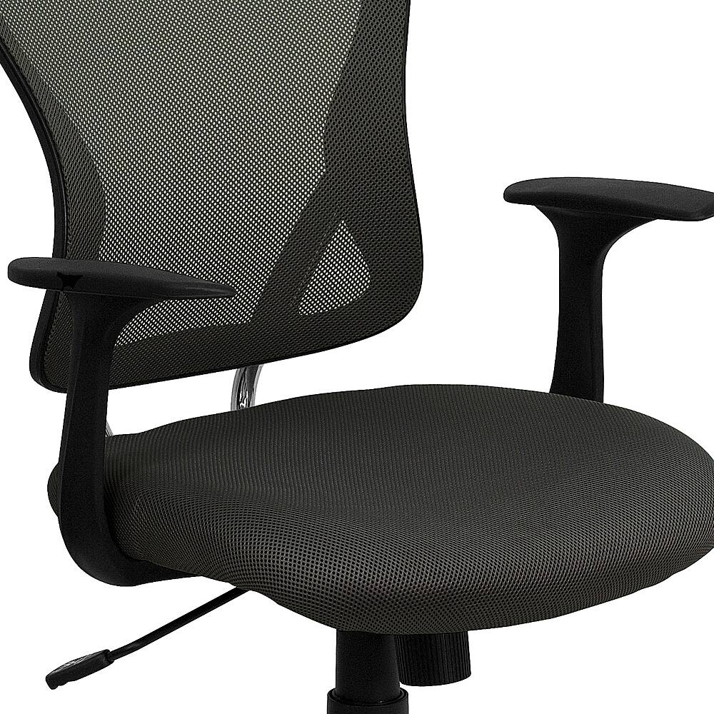 Alt View 17. Alamont Home - Alfred Contemporary Mesh Swivel Office Chair - Dark Gray.