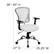 Alt View 13. Alamont Home - Alfred Contemporary Mesh Swivel Office Chair - White.