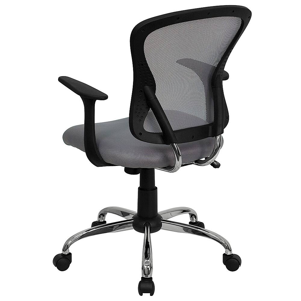 Alt View 14. Alamont Home - Alfred Contemporary Mesh Swivel Office Chair - Gray.