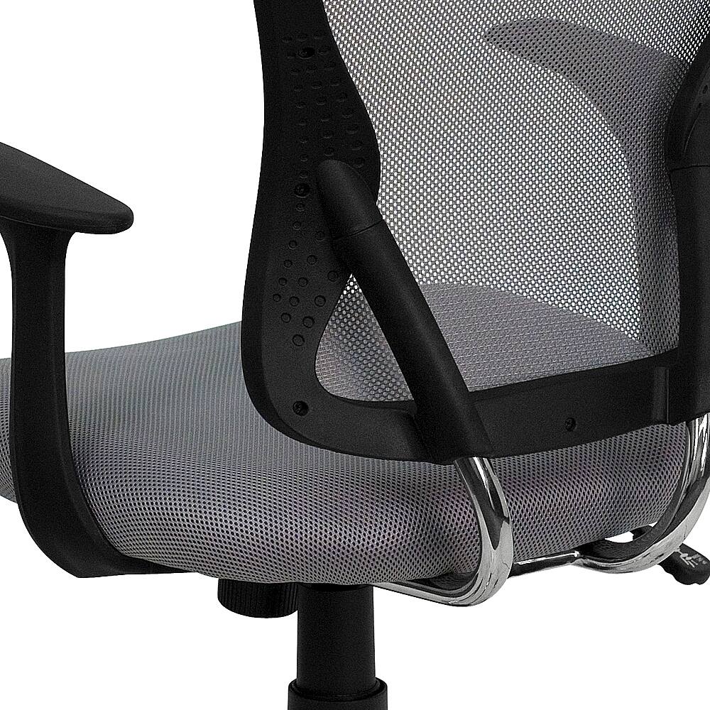 Alt View 15. Alamont Home - Alfred Contemporary Mesh Swivel Office Chair - Gray.