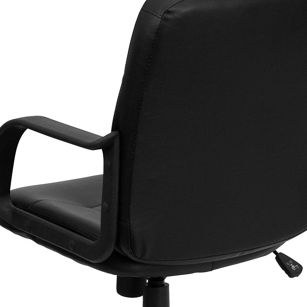 Alt View 15. Alamont Home - Paulson Contemporary Vinyl Executive Swivel Office Chair - Black.