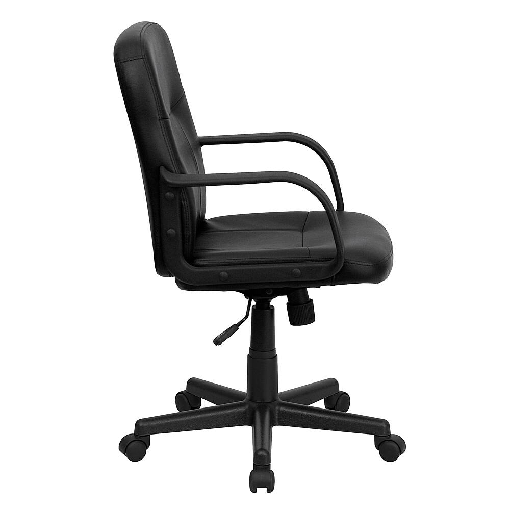 Alt View 16. Alamont Home - Paulson Contemporary Vinyl Executive Swivel Office Chair - Black.