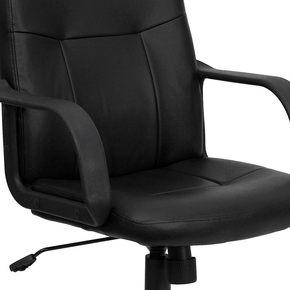 Alt View 17. Alamont Home - Paulson Contemporary Vinyl Executive Swivel Office Chair - Black.