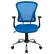 Alt View 11. Alamont Home - Alfred Contemporary Mesh Swivel Office Chair - Blue.