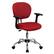 Front. Alamont Home - Beverly Contemporary Mesh Swivel Office Chair with Arms - Red.