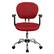 Alt View 12. Alamont Home - Beverly Contemporary Mesh Swivel Office Chair with Arms - Red.