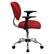 Alt View 15. Alamont Home - Beverly Contemporary Mesh Swivel Office Chair with Arms - Red.