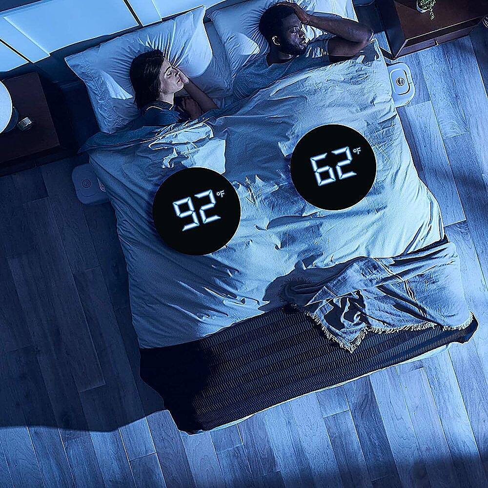 Alt View 22. ChiliSleep - Cube Cooling & Heating Mattress Pad - King + Cleaning Solution - White.