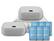 Front. ChiliSleep - OOLER Cooling & Heating Mattress Pad - King + Cleaning Solution - White.