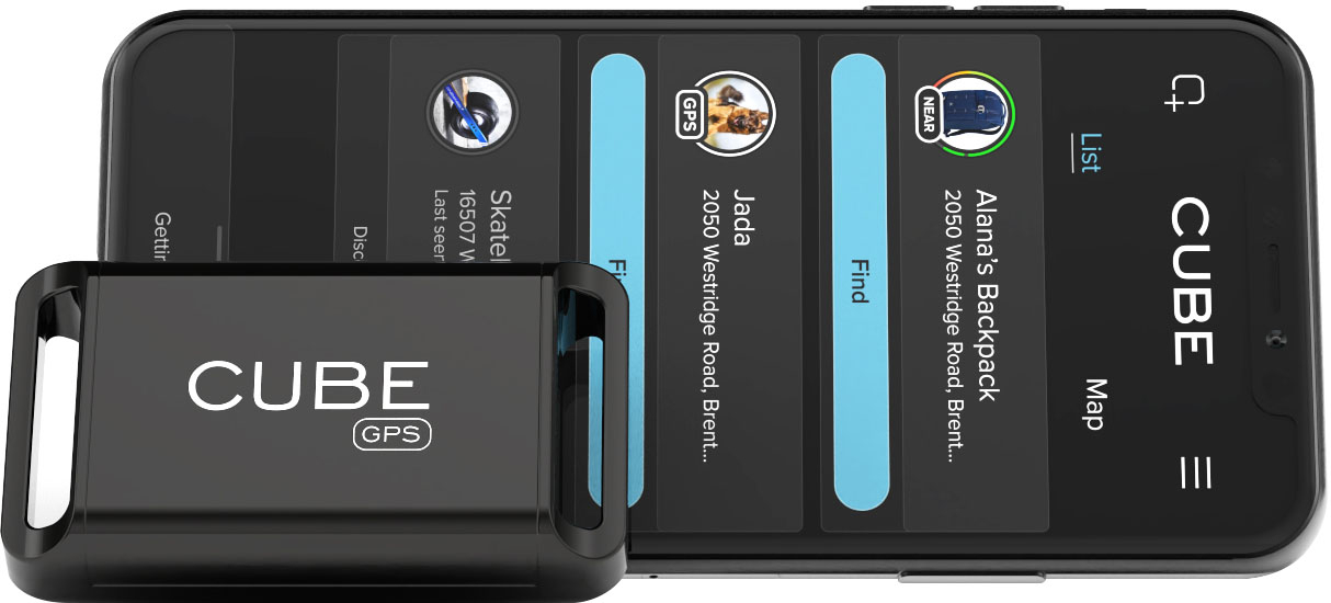 Cube GPS Tracker, Track Your Car, Dog, or Kids, In Real Time