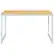 Alt View 11. Alamont Home - Tiverton Collection Rectangle Industrial Laminate Office Desk - Maple Top/White Frame.