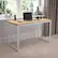 Alt View 12. Alamont Home - Tiverton Collection Rectangle Industrial Laminate Office Desk - Maple Top/White Frame.
