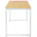 Alt View 14. Alamont Home - Tiverton Collection Rectangle Industrial Laminate Office Desk - Maple Top/White Frame.
