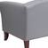 Alt View 11. Alamont Home - Hercules Imperial Contemporary 2-seat Leather/Faux Leather Reception Loveseat - Gray.