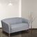 Alt View 1. Alamont Home - Hercules Imperial Contemporary 2-seat Leather/Faux Leather Reception Loveseat - Gray.