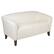 Front. Alamont Home - Hercules Imperial Contemporary 2-seat Leather/Faux Leather Reception Loveseat - Ivory.