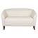 Alt View 1. Alamont Home - Hercules Imperial Contemporary 2-seat Leather/Faux Leather Reception Loveseat - Ivory.