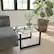 Alt View 12. Alamont Home - Inman Square Contemporary Glass End Table - Clear/Black.