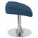 Alt View 12. Alamont Home - Egg Rectangle Contemporary Fabric Ottoman - Blue Fabric.