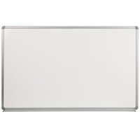 Flash Furniture - Cardim Porcelain Marker Board - White - Front_Zoom