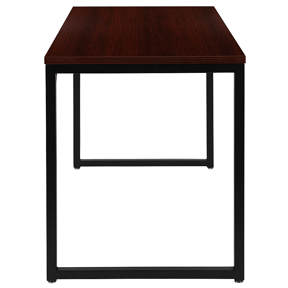 Flash Furniture Tiverton Collection Rectangle Industrial Laminate Office  Desk Mahogany Top/Black Frame GC-GF156-12-MHG-GG - Best Buy