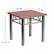 Alt View 12. Alamont Home - Square Contemporary Laminate Coffee Table - Mahogany.