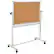 Alt View 15. Alamont Home - Hercules Reversible Mobile Cork/Marker Board - Natural/White.