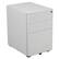 Front. Alamont Home - Warner Modern Steel 3-Drawer Filing Cabinet - White.