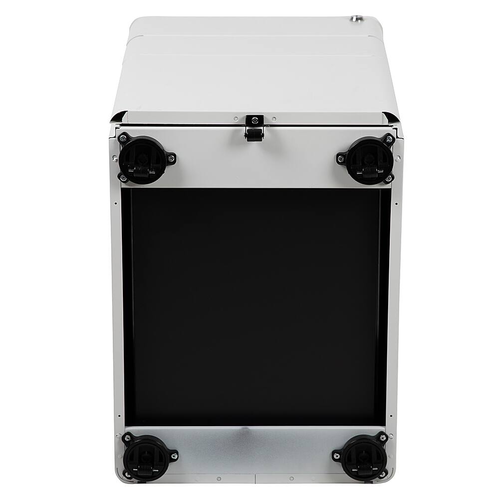 Alt View 17. Alamont Home - Warner Modern Steel 3-Drawer Filing Cabinet - White.