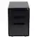 Alt View 11. Alamont Home - Wren Modern Steel 3-Drawer Filing Cabinet - Black.
