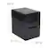 Alt View 13. Alamont Home - Wren Modern Steel 3-Drawer Filing Cabinet - Black.