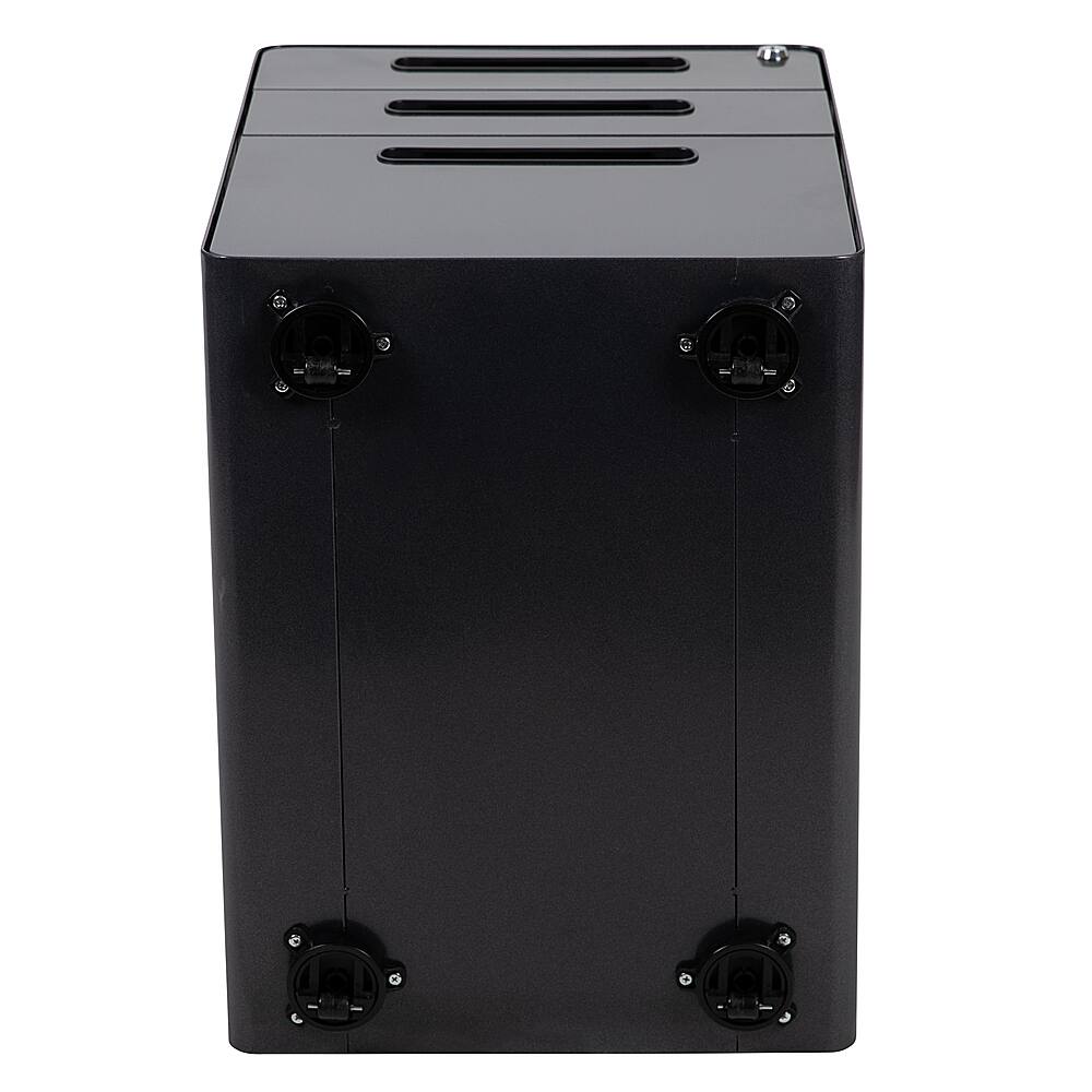 Alt View 17. Alamont Home - Wren Modern Steel 3-Drawer Filing Cabinet - Black.