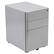 Front. Alamont Home - Warner Modern Steel 3-Drawer Filing Cabinet - Gray.
