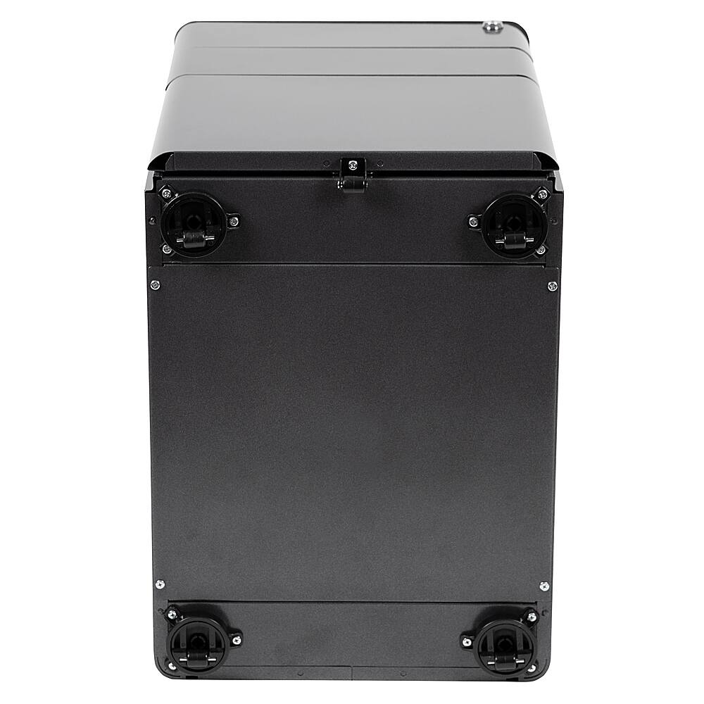 Alt View 17. Alamont Home - Warner Modern Steel 3-Drawer Filing Cabinet - Black.